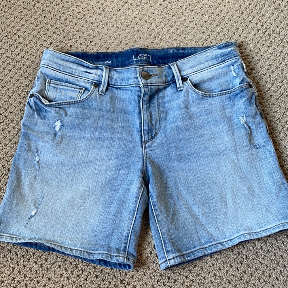 LOFT denim shorts